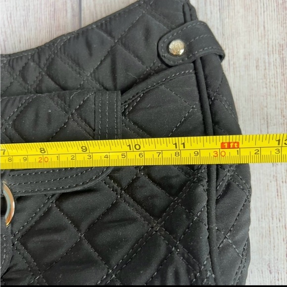 Vera Bradley Black Quilted Shoulder Bag - Picture 4 of 8